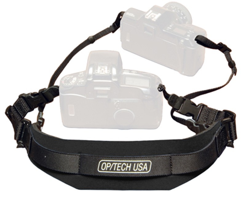 OPTech Black Reporter Strap