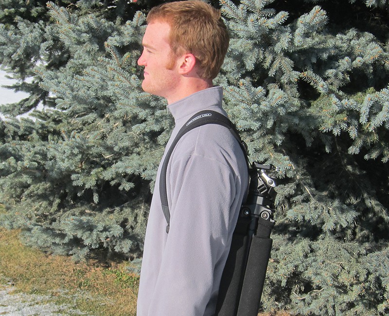 OPTech Black Tripod Strap