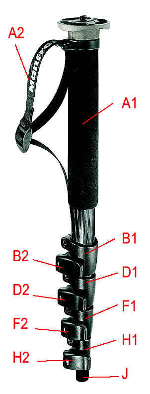 Bogen 695CX Carbon Monopod