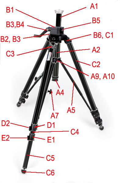 Bogen 475 Black tripod